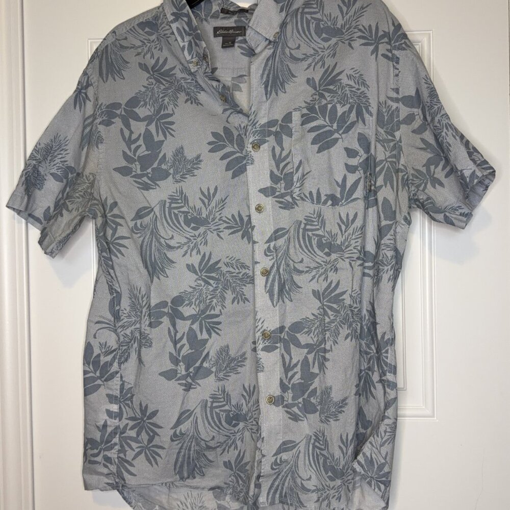 Eddie Bauer Classic Fit Hawaiian Shirt